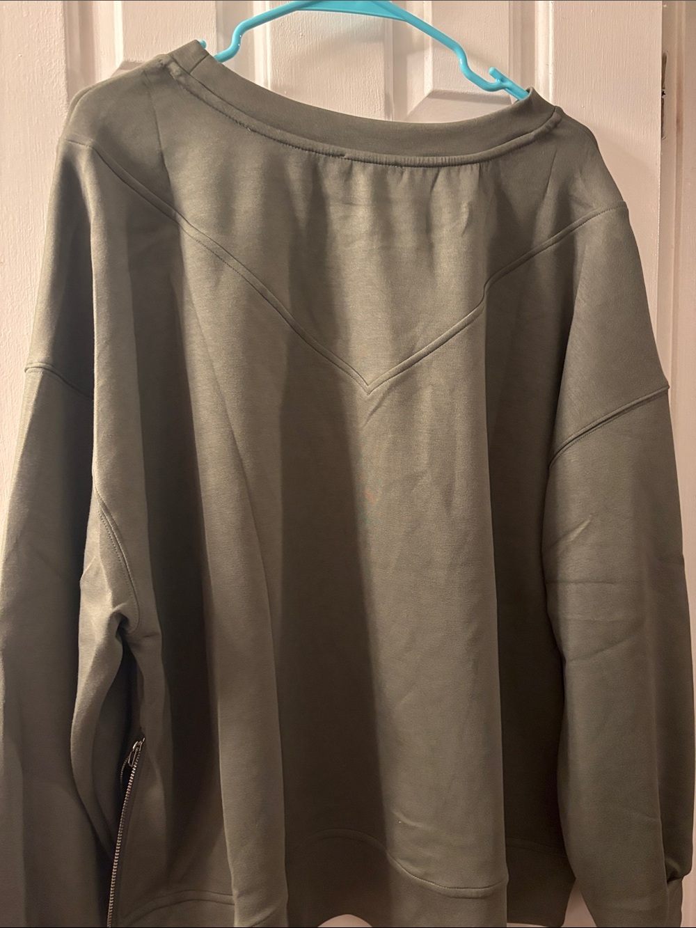White Birch Olive Green Pullover - Picture 5 of 5